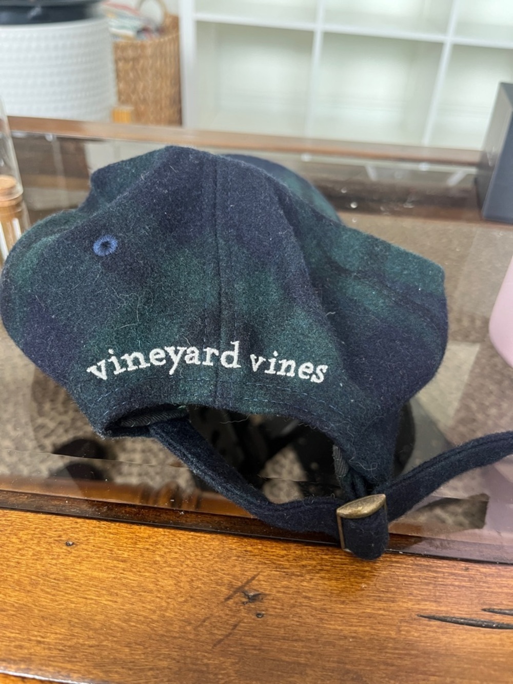 Vineyard Vines Plaid Cap - Picture 2 of 4